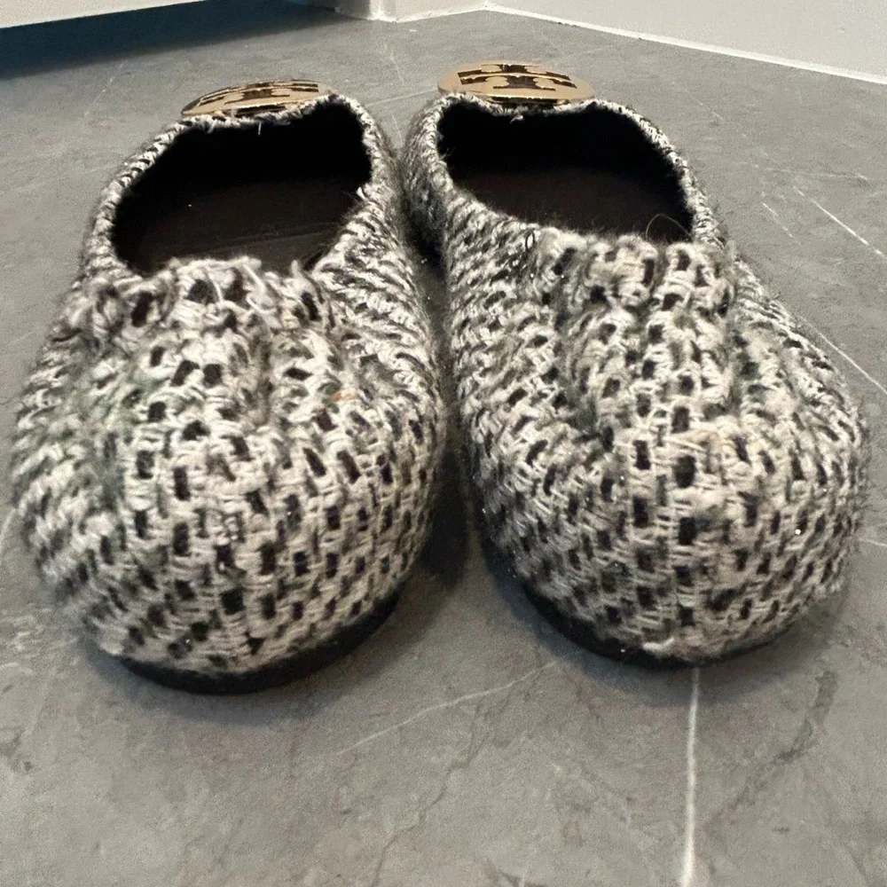 Tory Burch Tweed Ballet Flats
